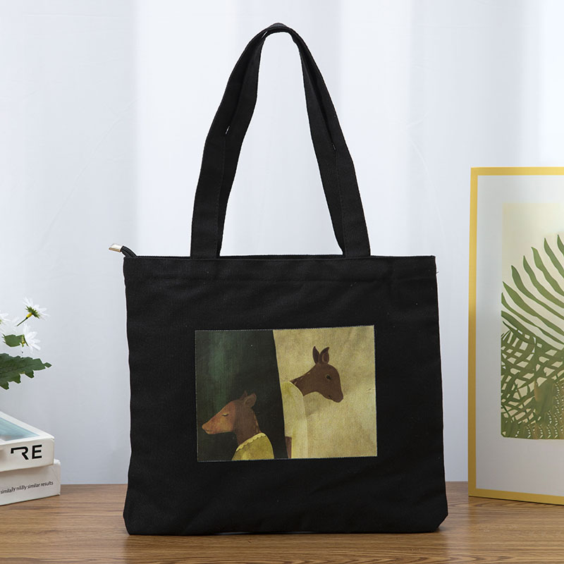 Shopping canvasväska med logotyp